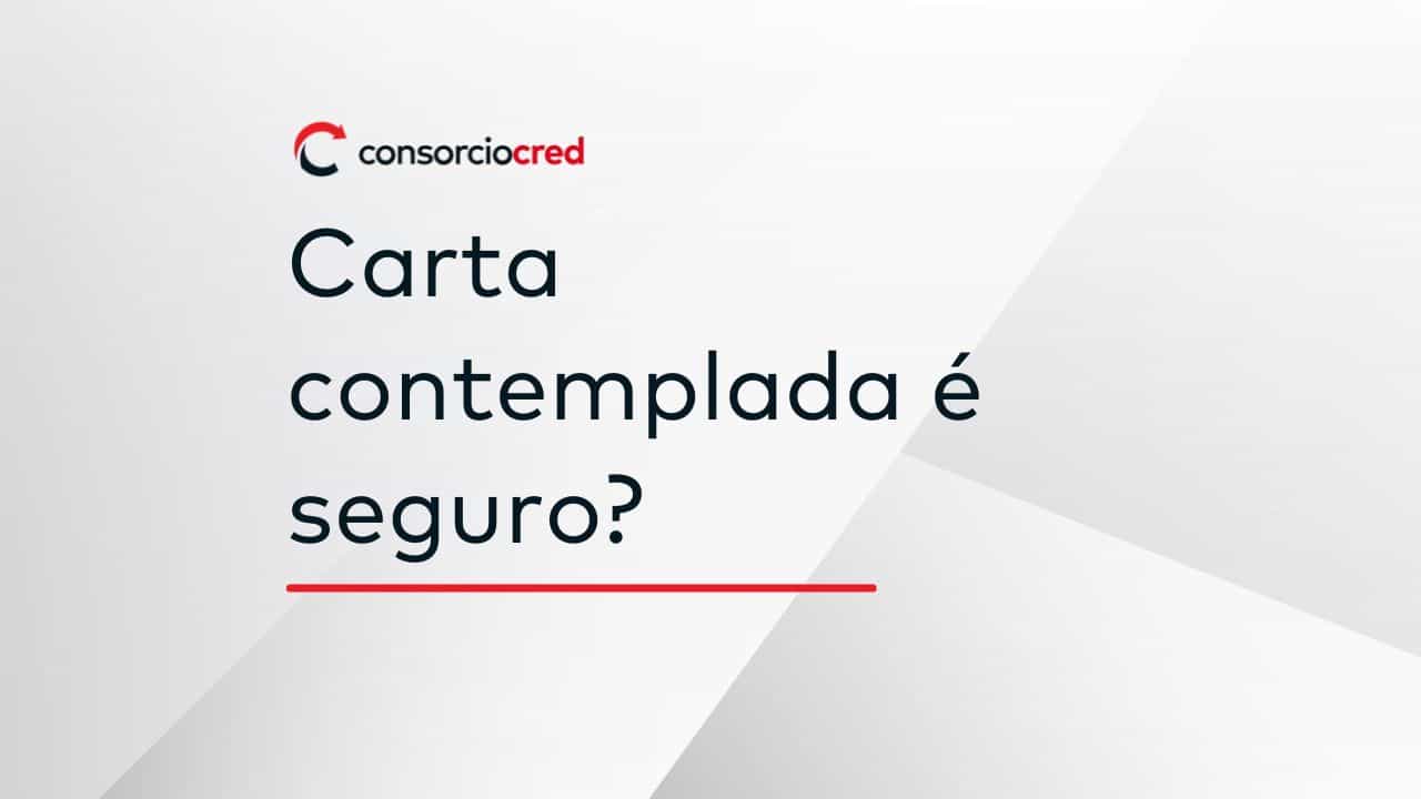 Carta contemplada é seguro?